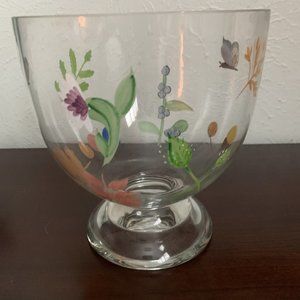 Hand painted glass Bowl